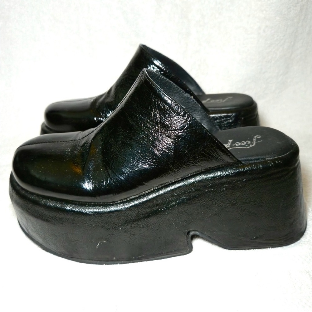 Free People Black Platform Shoes